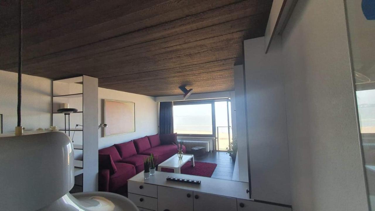 Modern Appartement Met Frontaal Zeezicht En Prive Parking Knokke-Heist Luaran gambar